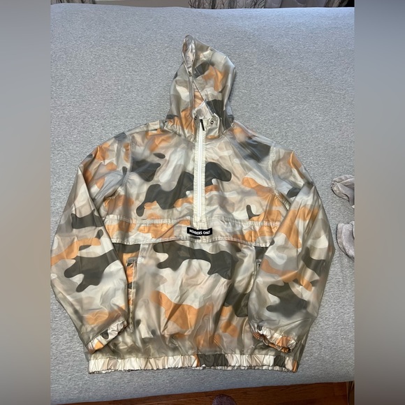 “Members Only” Camo Rain Jacket - Picture 1 of 3